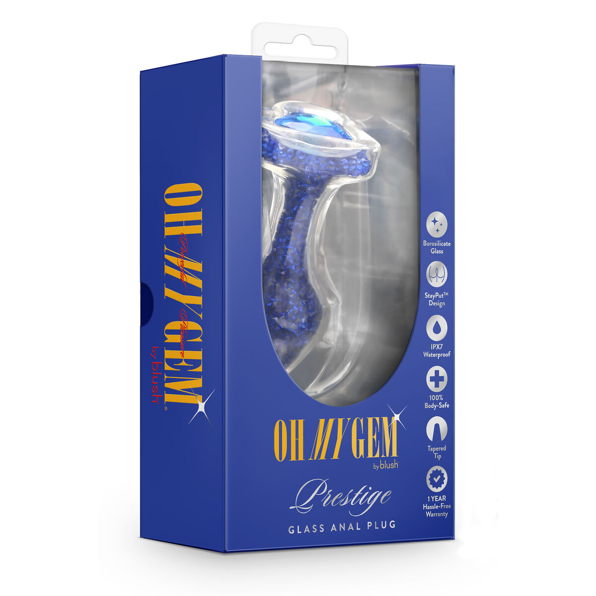 Plug Anal Blush Oh My Gem Azul