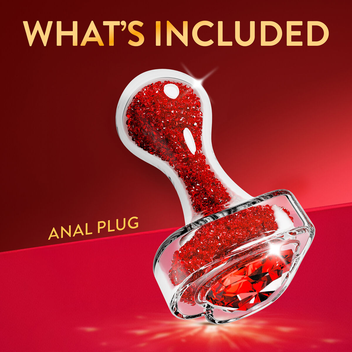 Plug Anal Blush Oh My Gem Rojo