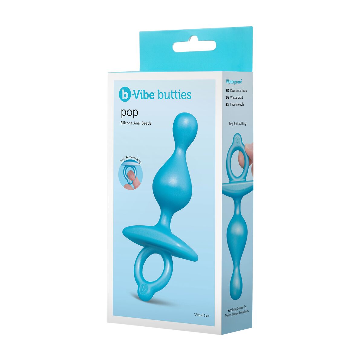Plug Anal B-Vibe Azul (7,6 cm)