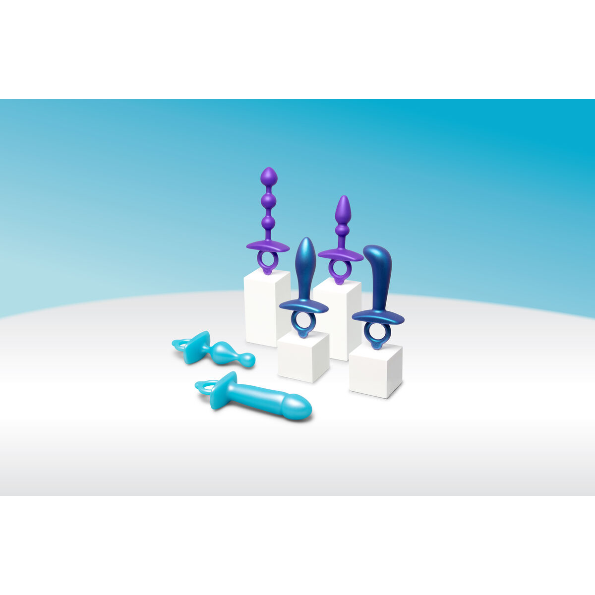 Plug Anal B-Vibe Morado (7,6 cm)