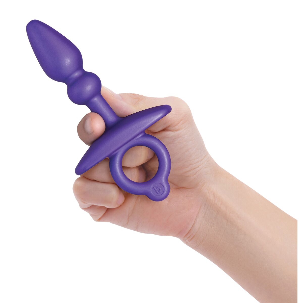 Plug Anal B-Vibe Morado (7,6 cm)