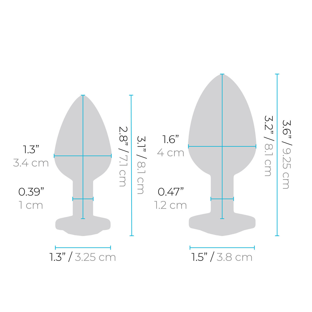 Plug Anal B-Vibe Plateado