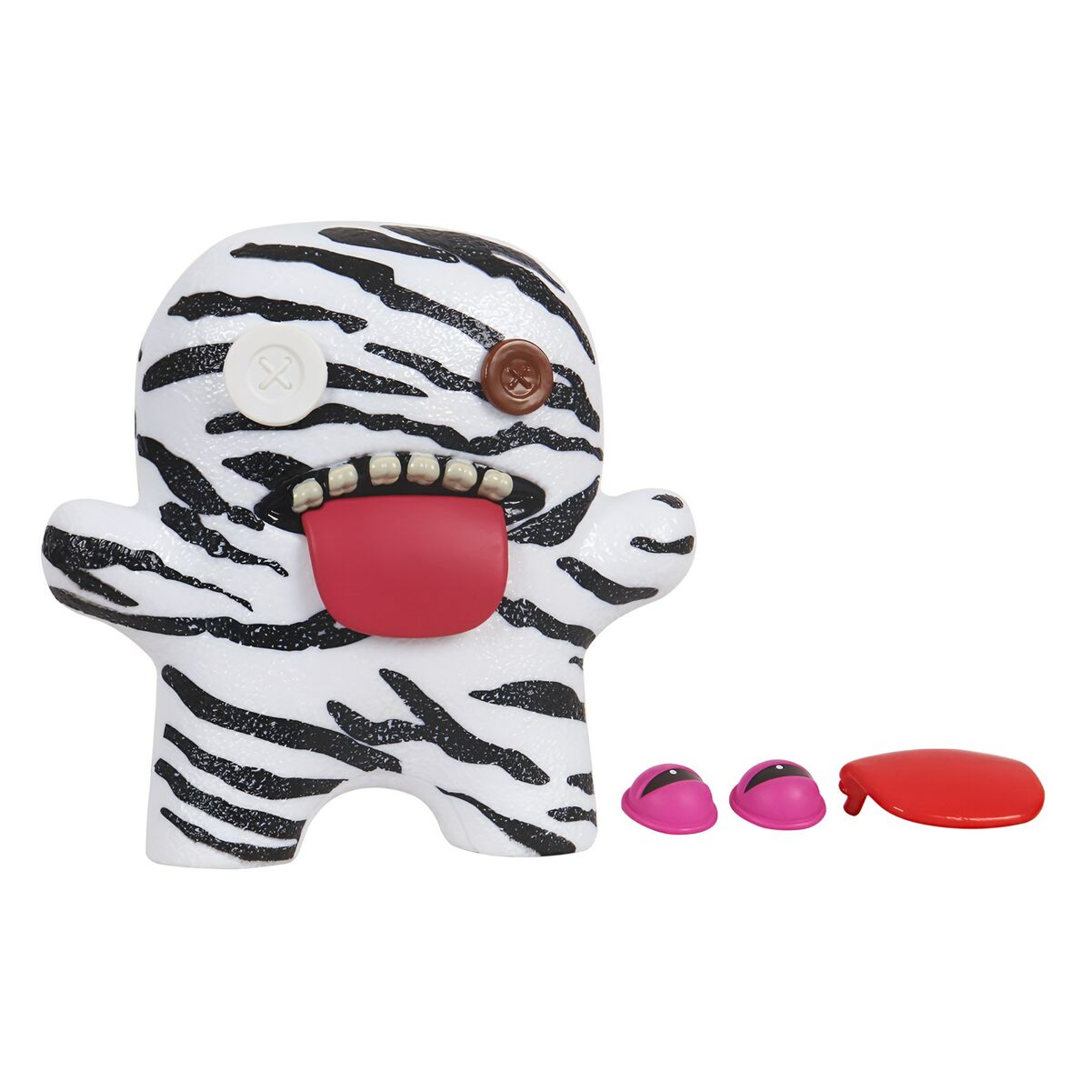 Figura Coleccionable PMI Kids World FG6010B Blanco Negro Plástico Cebra Animal