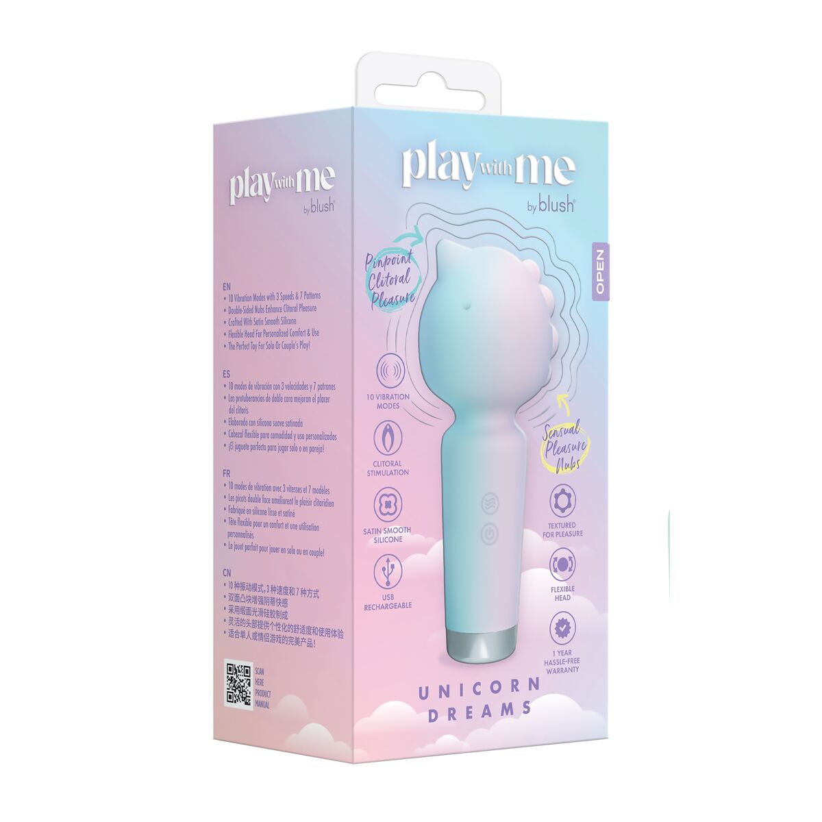 Masajeador Blush Play with me Multicolor