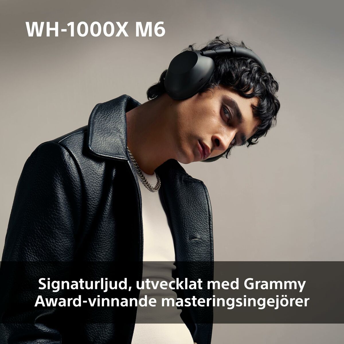 Auriculares Bluetooth Sony WH1000XM6S.CE7 Negro Gris