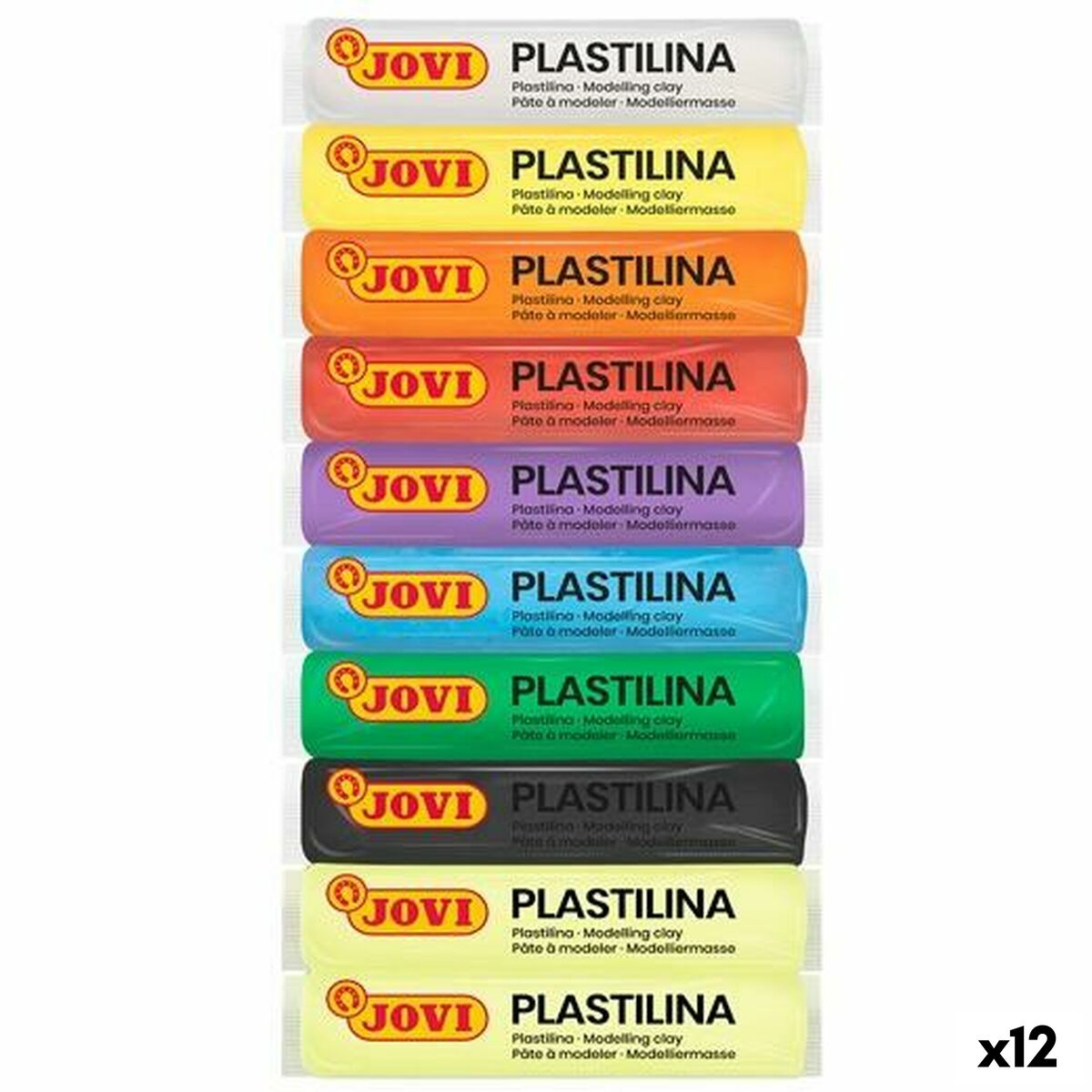 Plastilina Jovi Multicolor 10 Piezas 12 Piezas