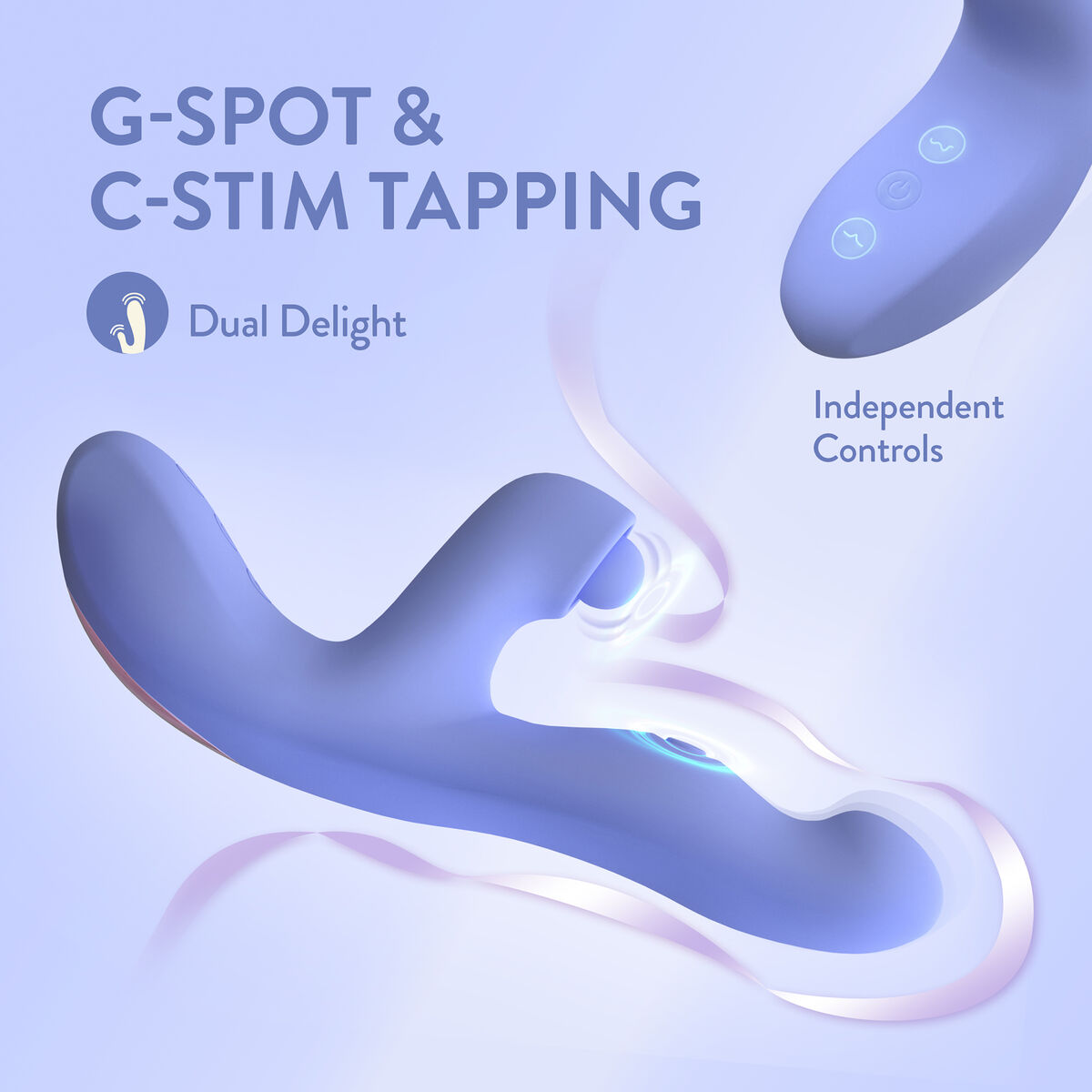 Vibrador Punto G Blush Morado Púrpura