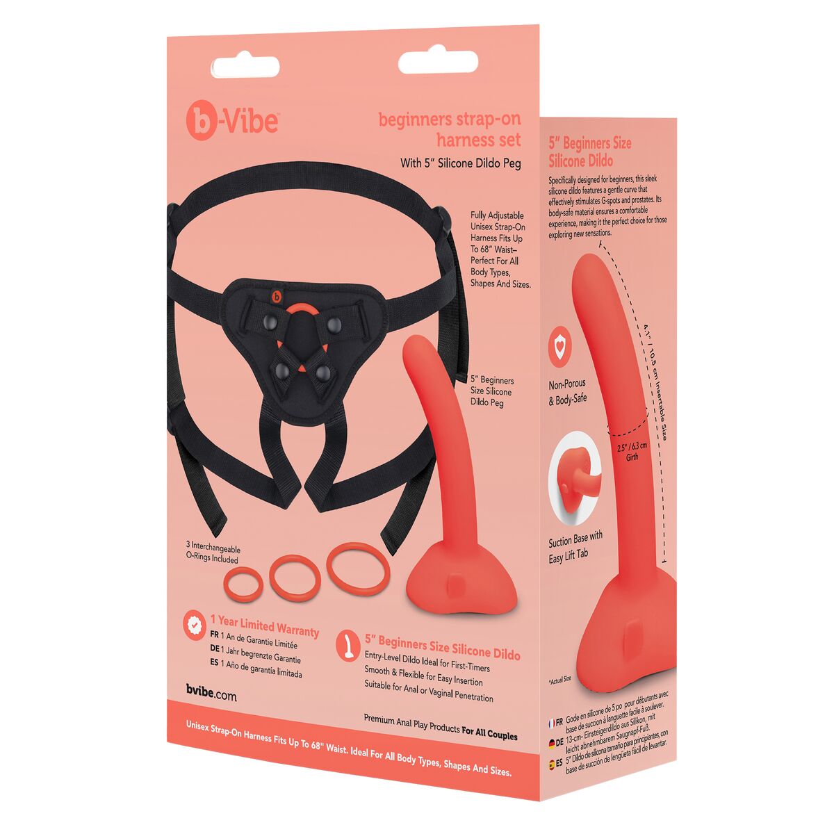 Consolador con arnés B-Vibe