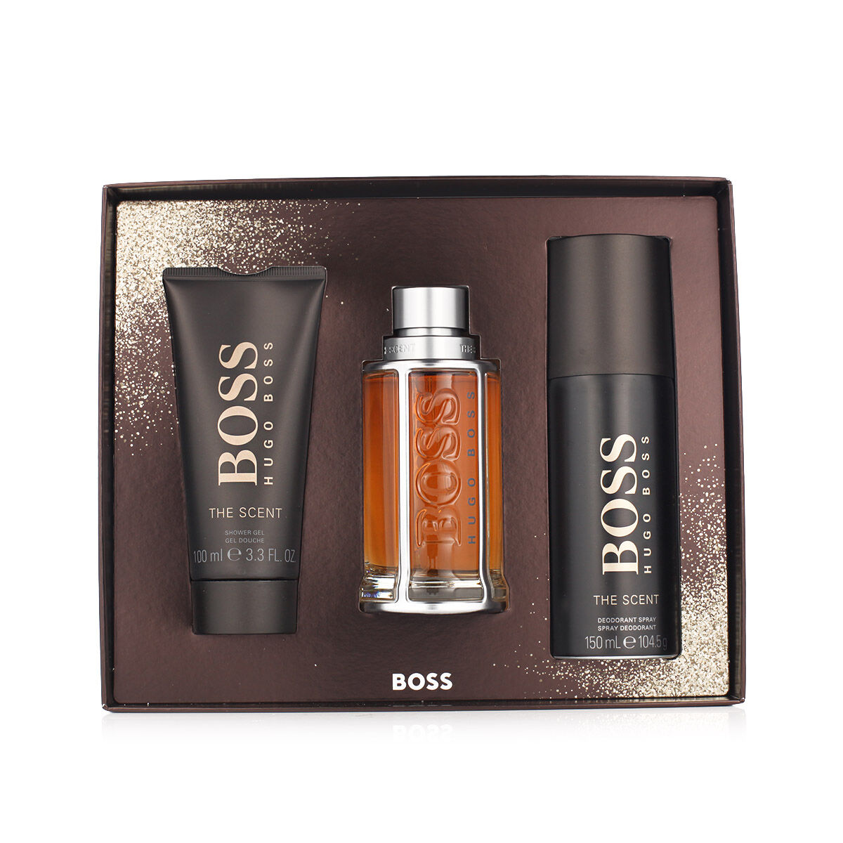 Set de Perfume Hombre Hugo Boss 3 Piezas