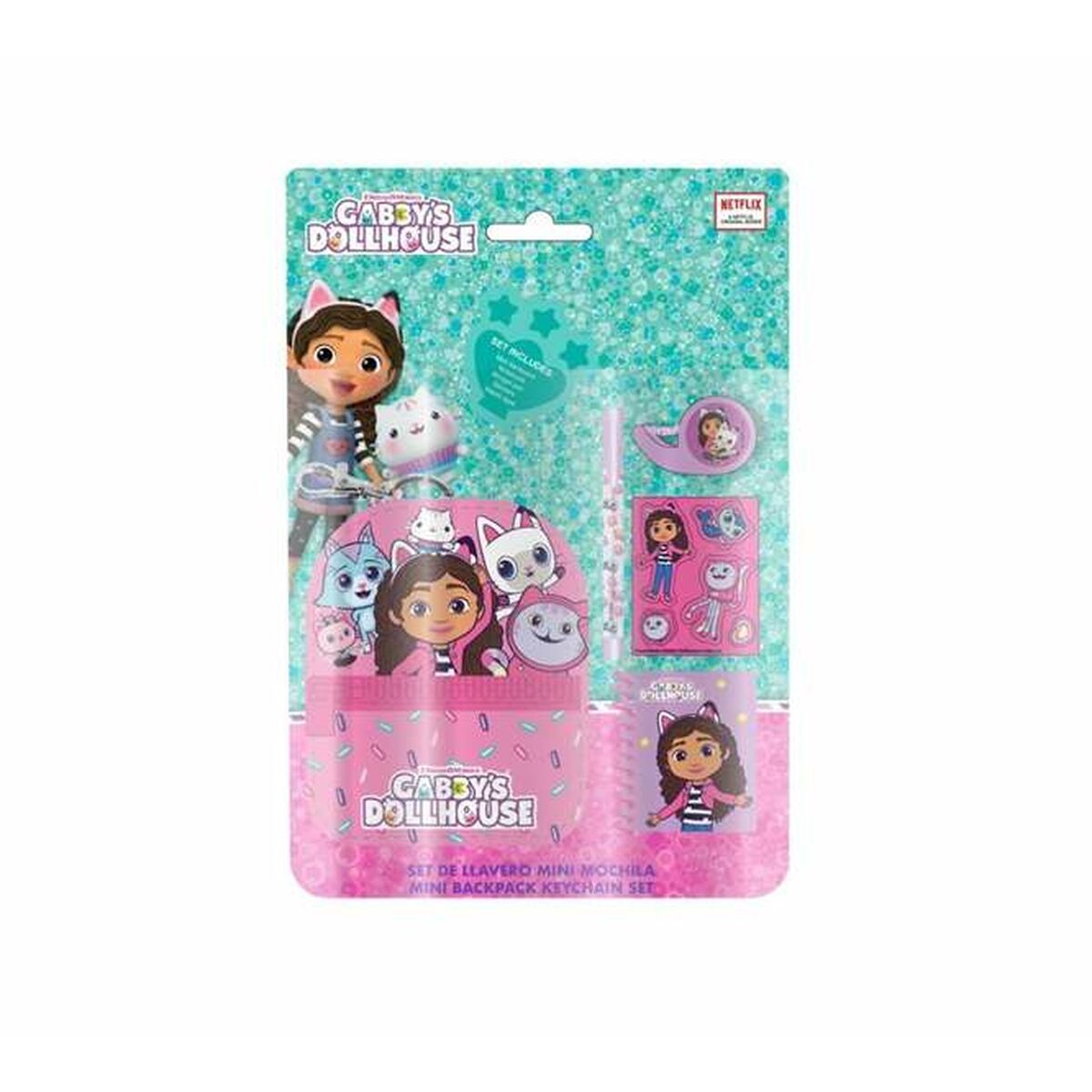 Set de Papelería Gabby's Dollhouse 5 Piezas
