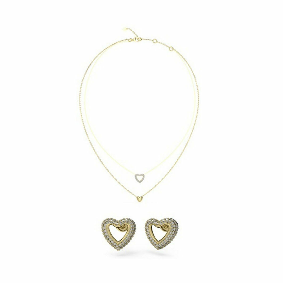 Conjunto Collar y Pendientes Mujer Guess JUBS05076JWYGT-U Dorado