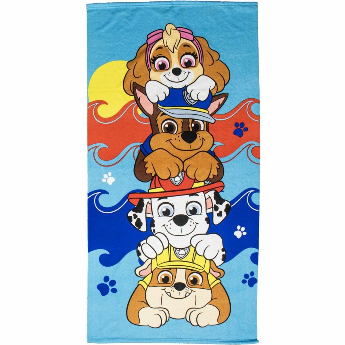 Toalla de Playa The Paw Patrol Azul 33 x 27 x 7 cm