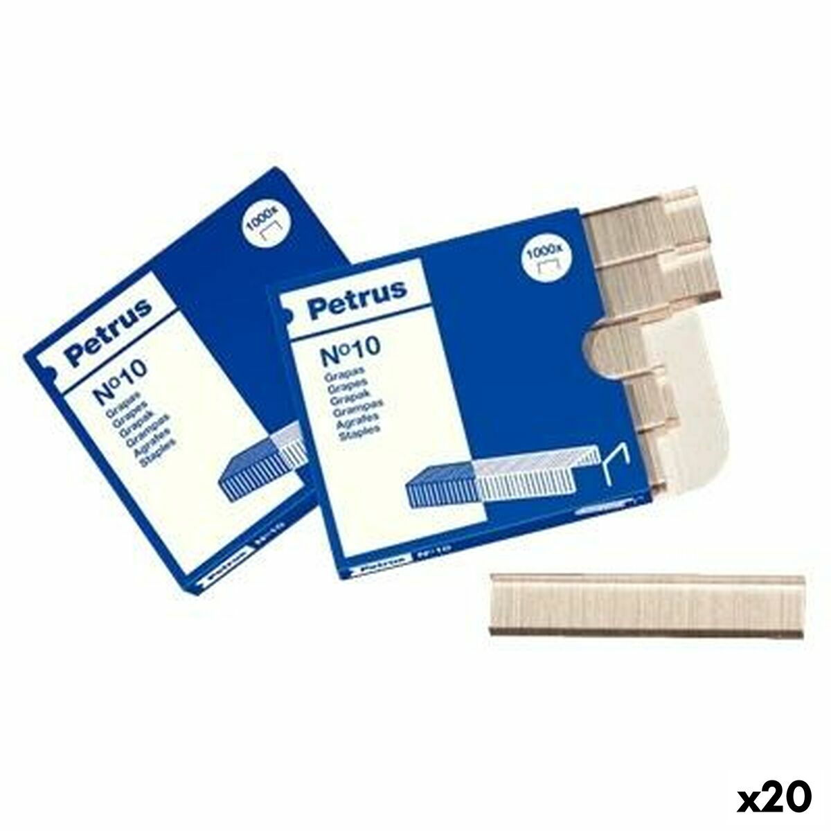 Grapas Petrus Nº10 4 mm (20 Unidades)
