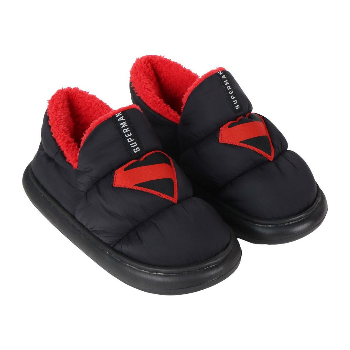 Zapatillas de Estar por Casa Superman Negro