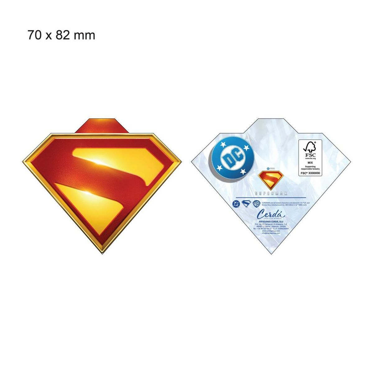 Zapatillas de Estar por Casa Superman Negro