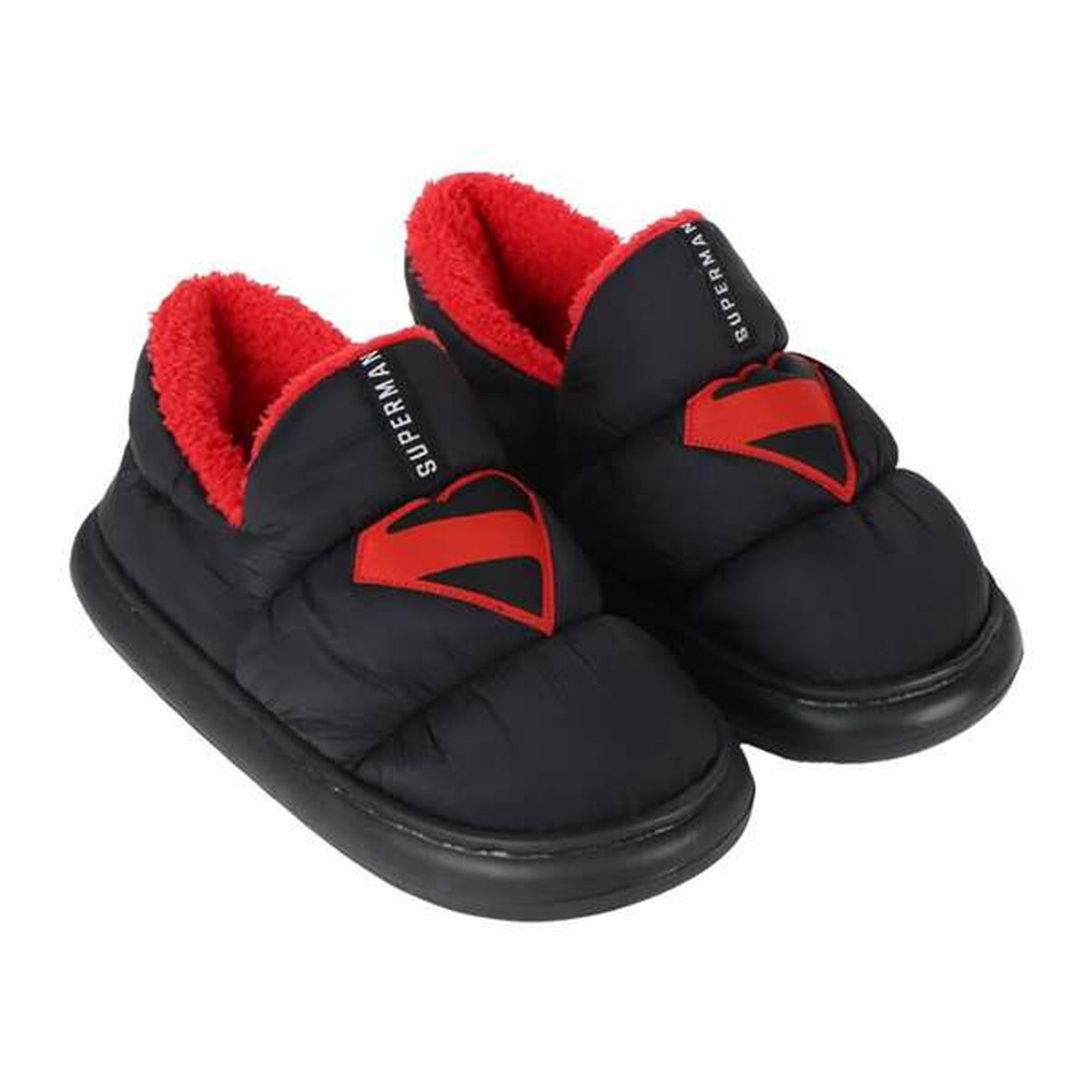 Zapatillas de Estar por Casa Superman Negro