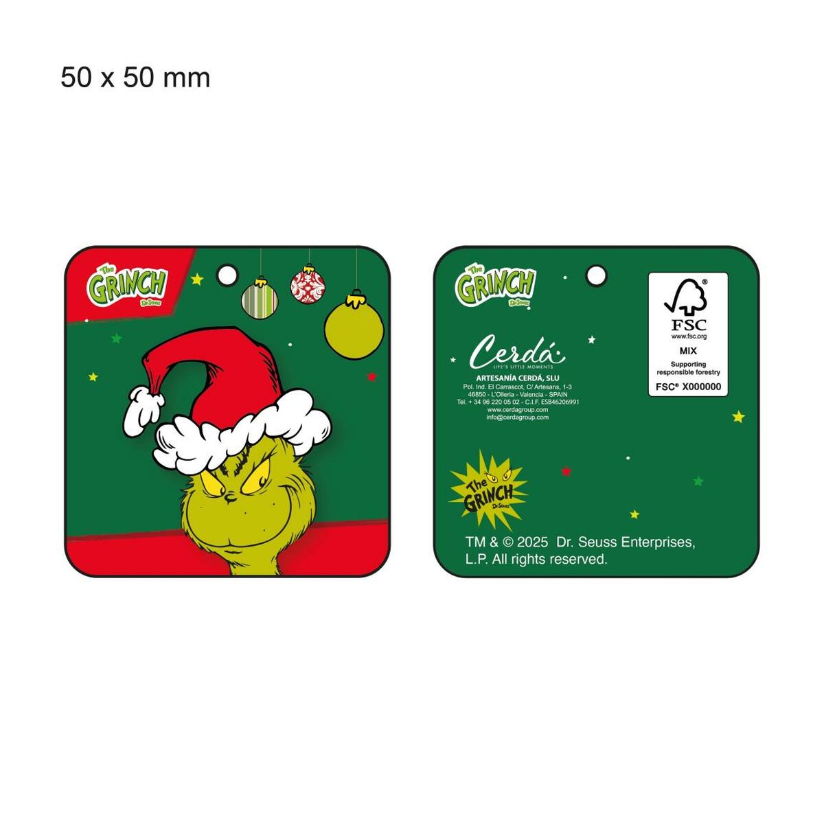 Zapatillas de Estar por Casa The Grinch Verde