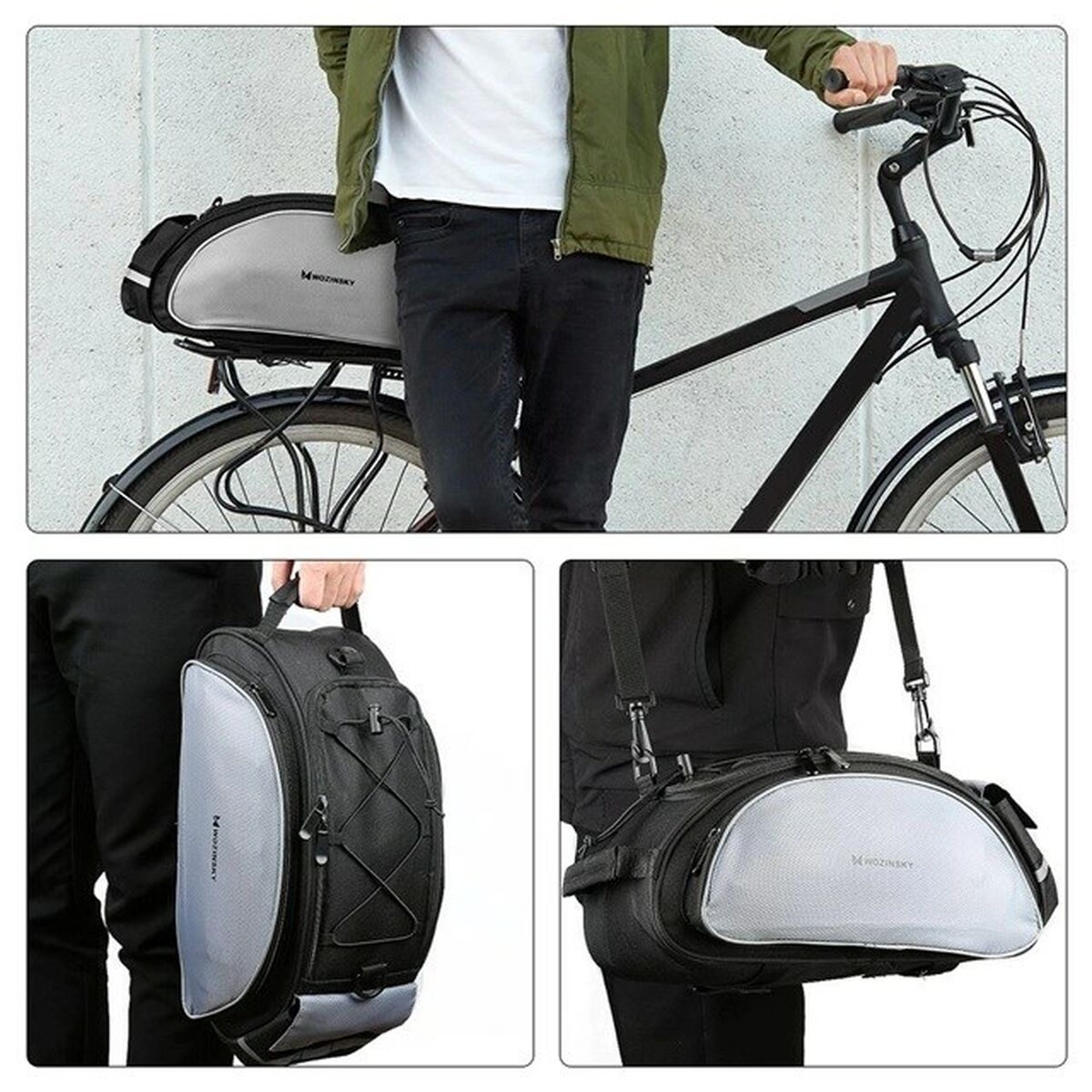 Bolsa para Bicicleta Wozinsky WBB1BK