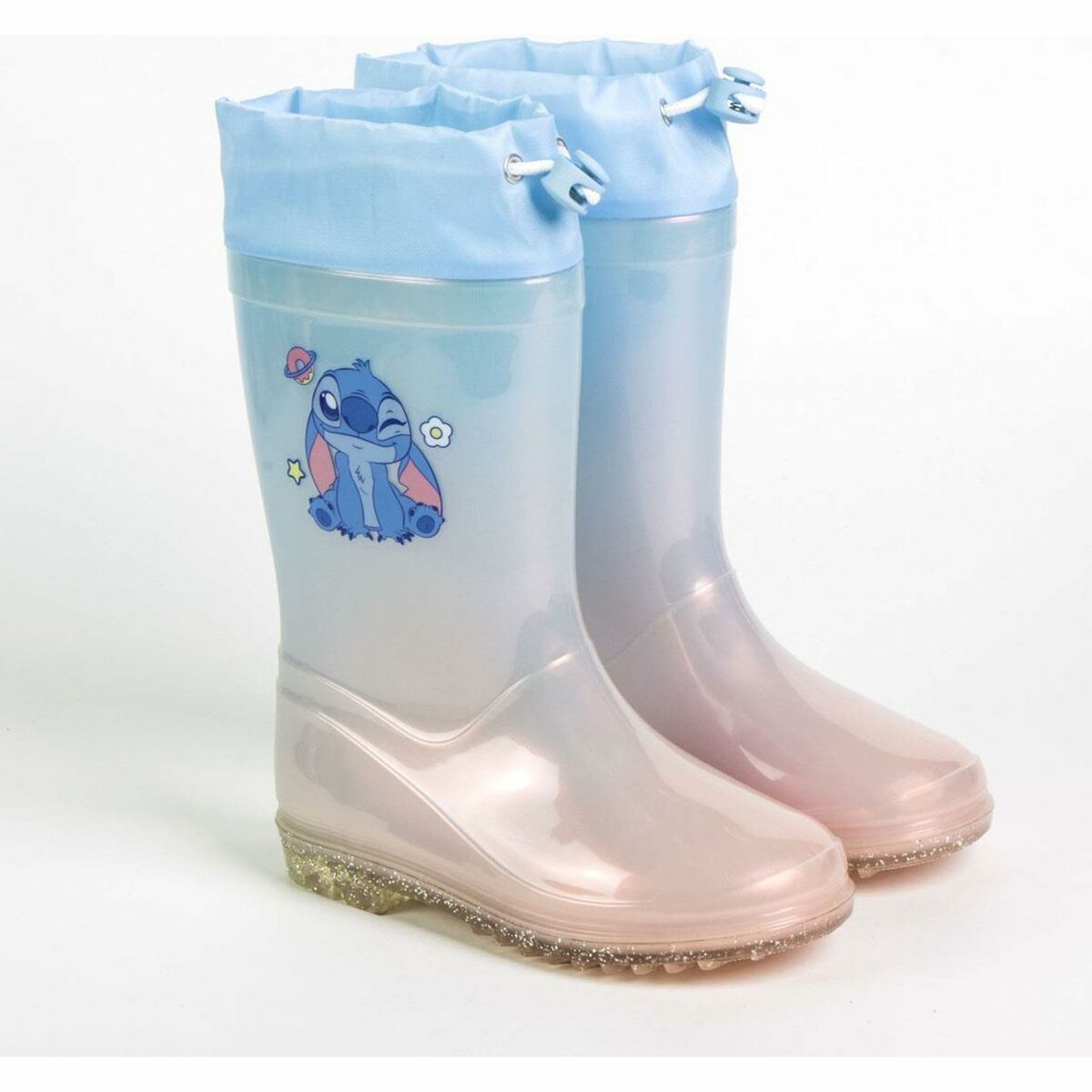Botas de Agua Infantiles Stitch Azul claro
