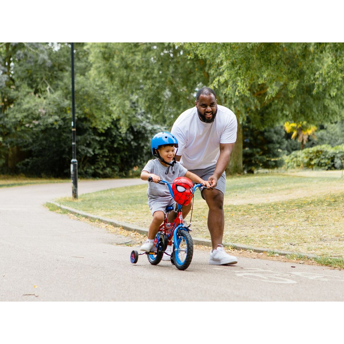 Bicicleta Infantil Huffy 22361W Azul Rojo