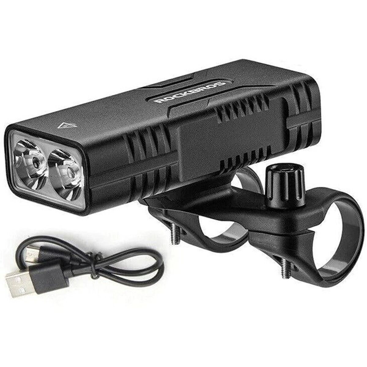 Linterna LED para Bicicleta Rockbros Luz de bicicleta con función de powerbank