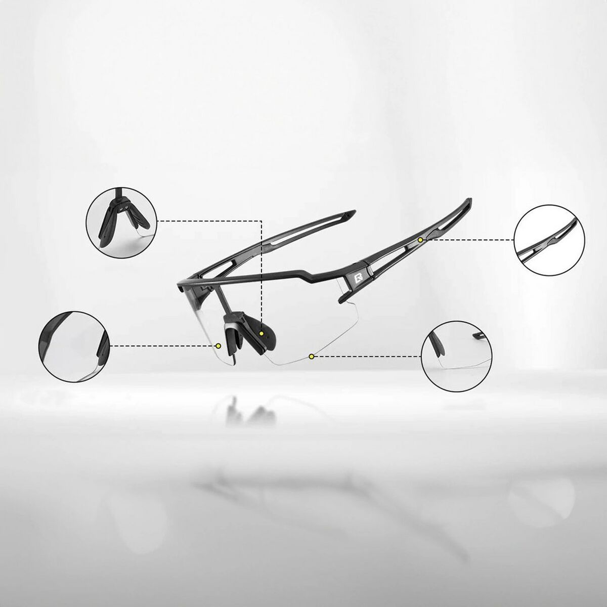 Gafas de Ciclismo Rockbros 157244 Negro