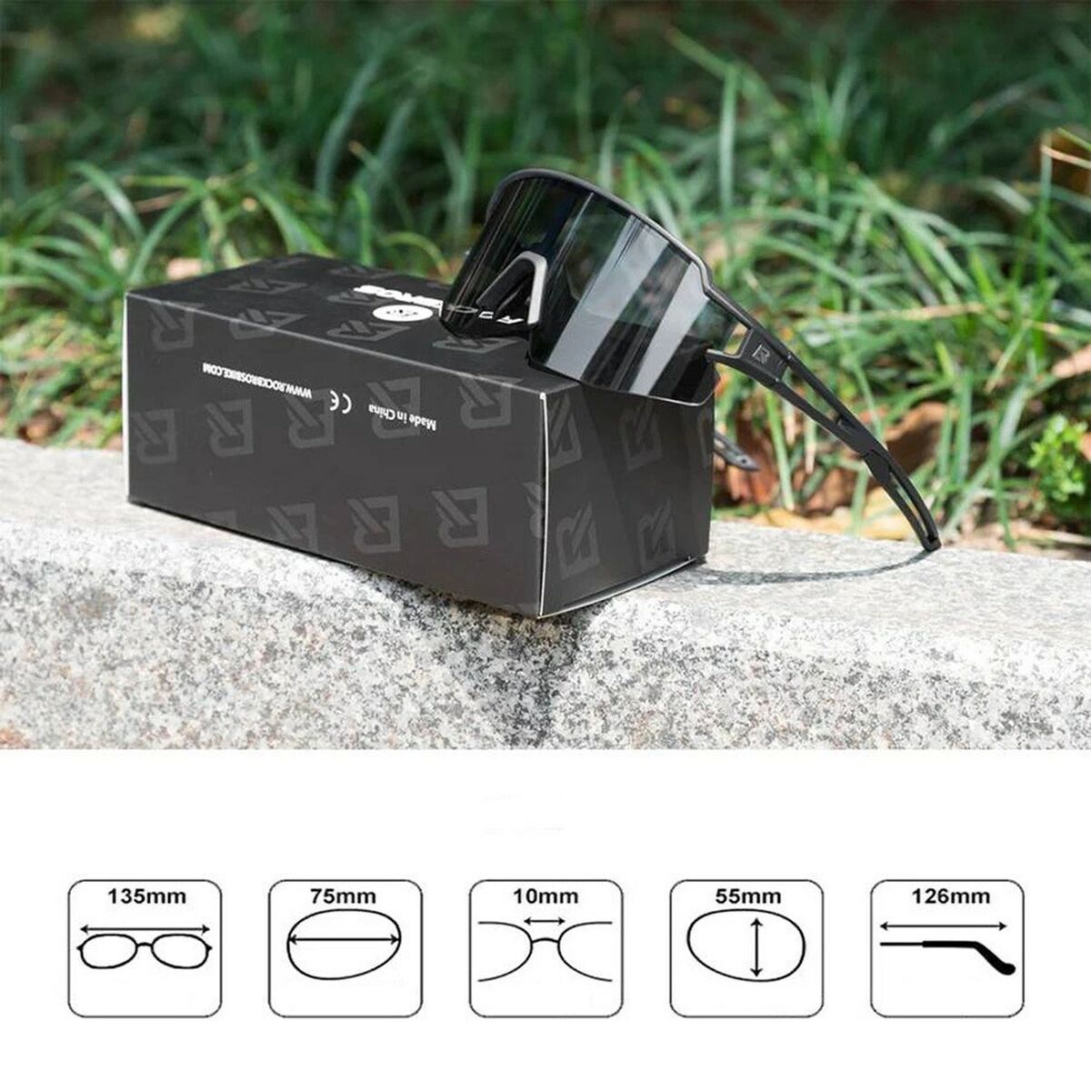 Gafas de Ciclismo Rockbros 157244 Negro