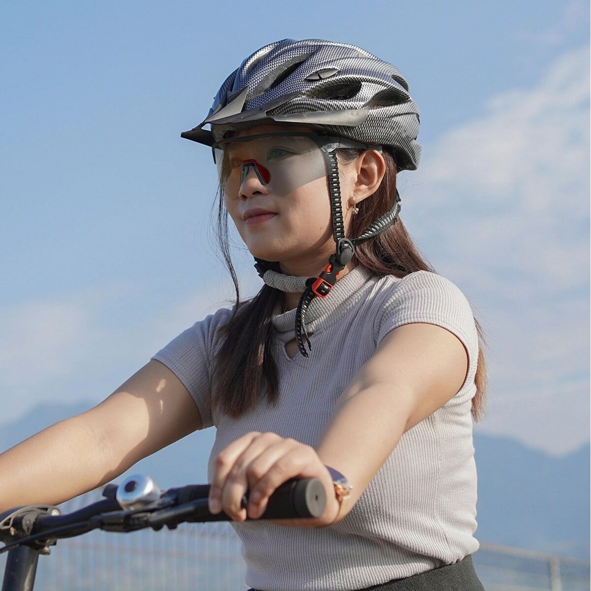 Gafas de Ciclismo Rockbros 189114 Gris