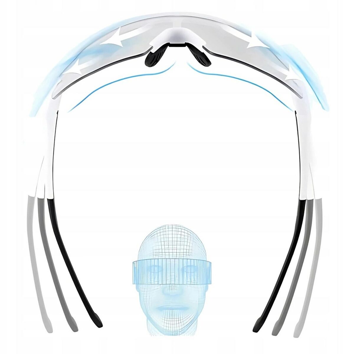 Gafas de Ciclismo Rockbros 189119 Blanco