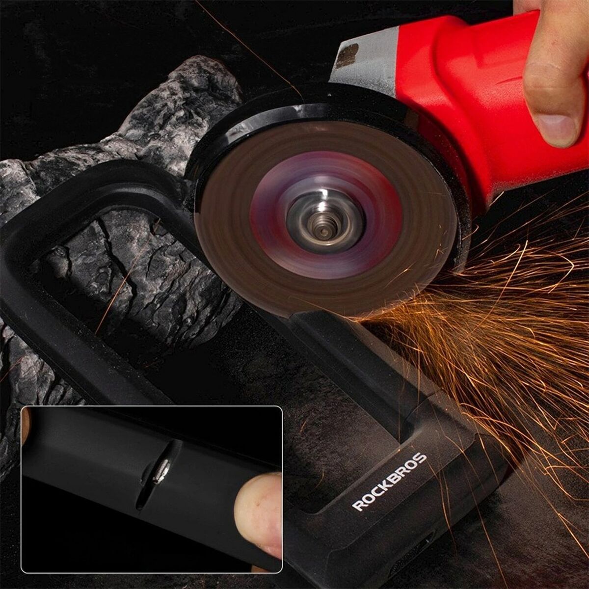 Candado de llave Rockbros 157366 Negro