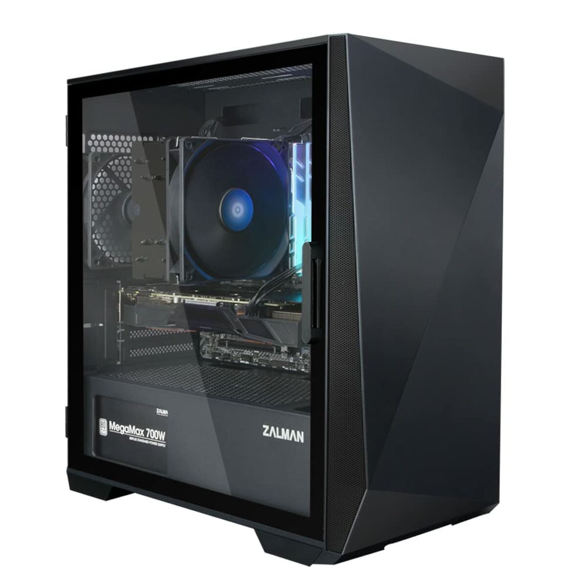 Caja Semitorre ATX Zalman Z1 ICEBERG BLACK Negro