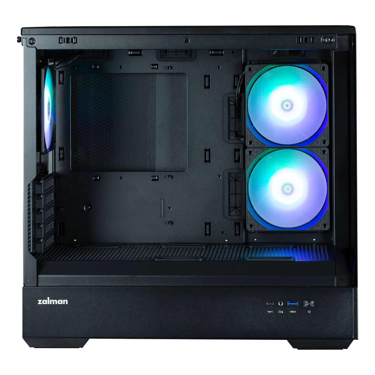 Caja Semitorre Micro ATX / Mini ITX / ATX Zalman P30 BW Negro