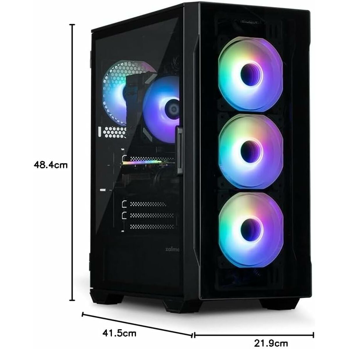 Caja Semitorre ATX Zalman I3 NEO TG BLACK Negro