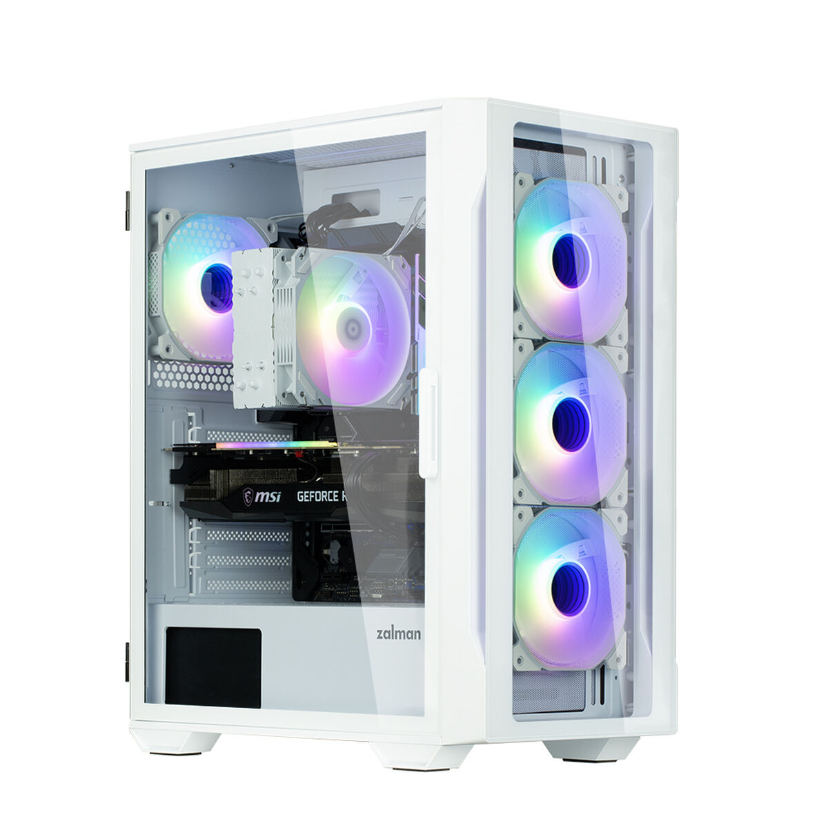 Caja Semitorre ATX Zalman I3 NEO TG WHITE Blanco