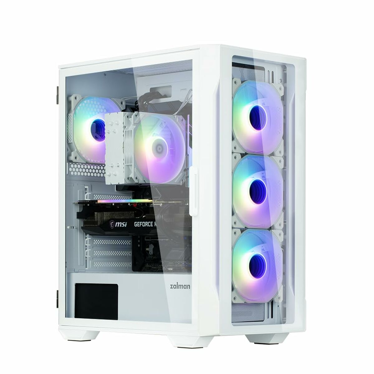 Caja Semitorre ATX Zalman I3 NEO TG WHITE Blanco