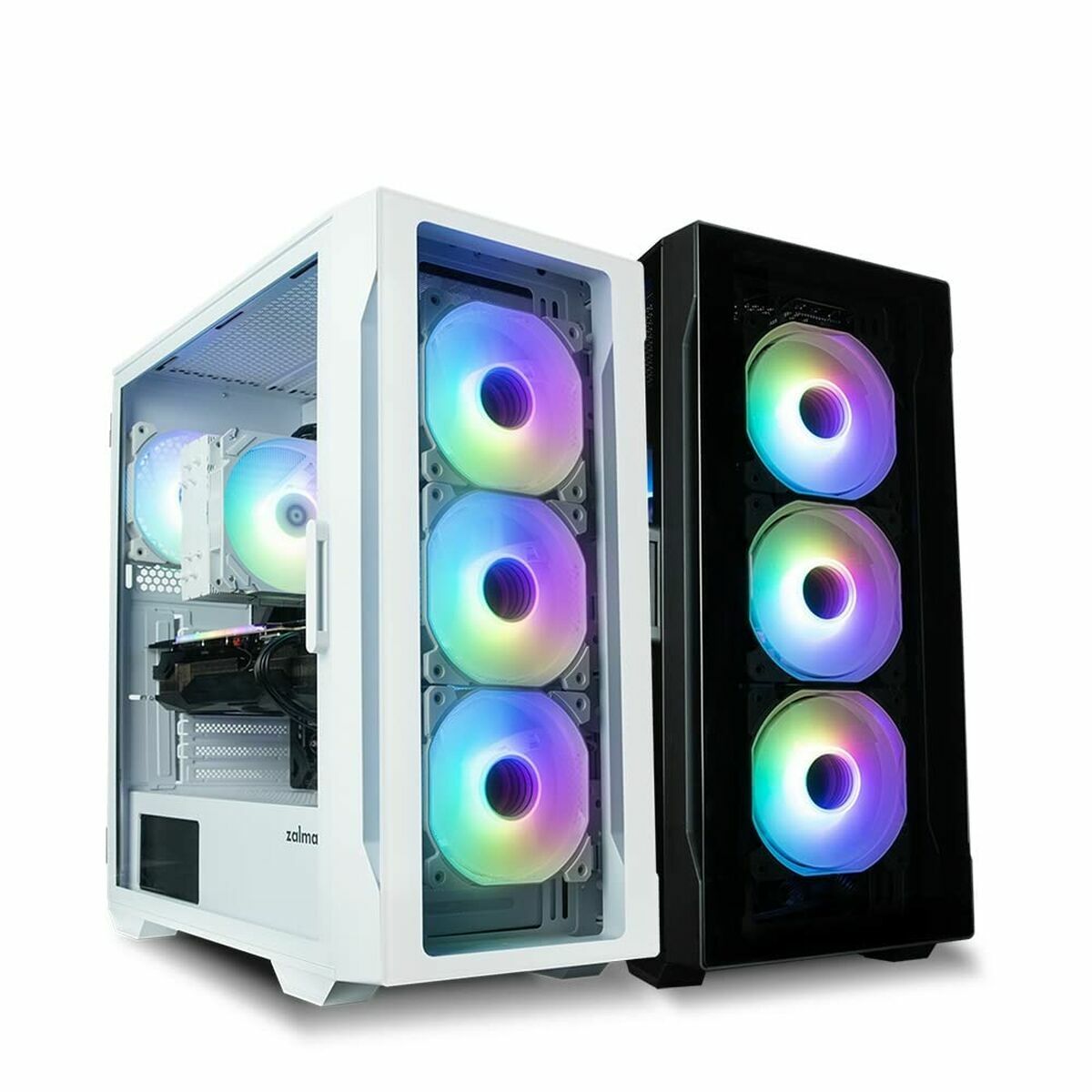 Caja Semitorre ATX Zalman I3 NEO TG WHITE Blanco