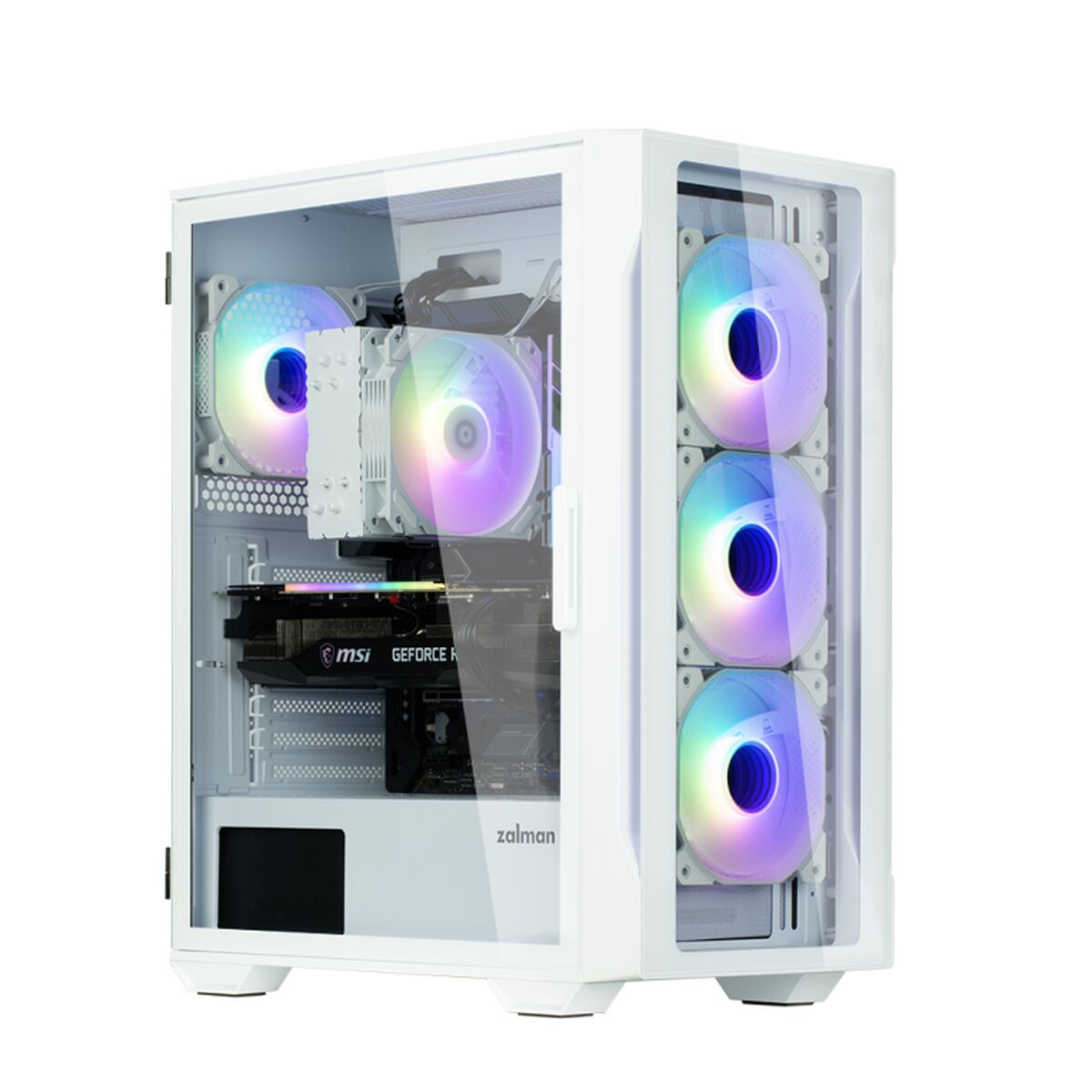 Caja Semitorre ATX Zalman I3 NEO TG WHITE Blanco
