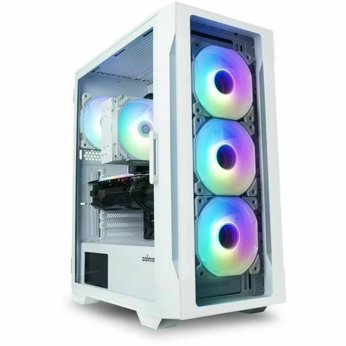 Caja Semitorre ATX Zalman I3 NEO TG WHITE Blanco