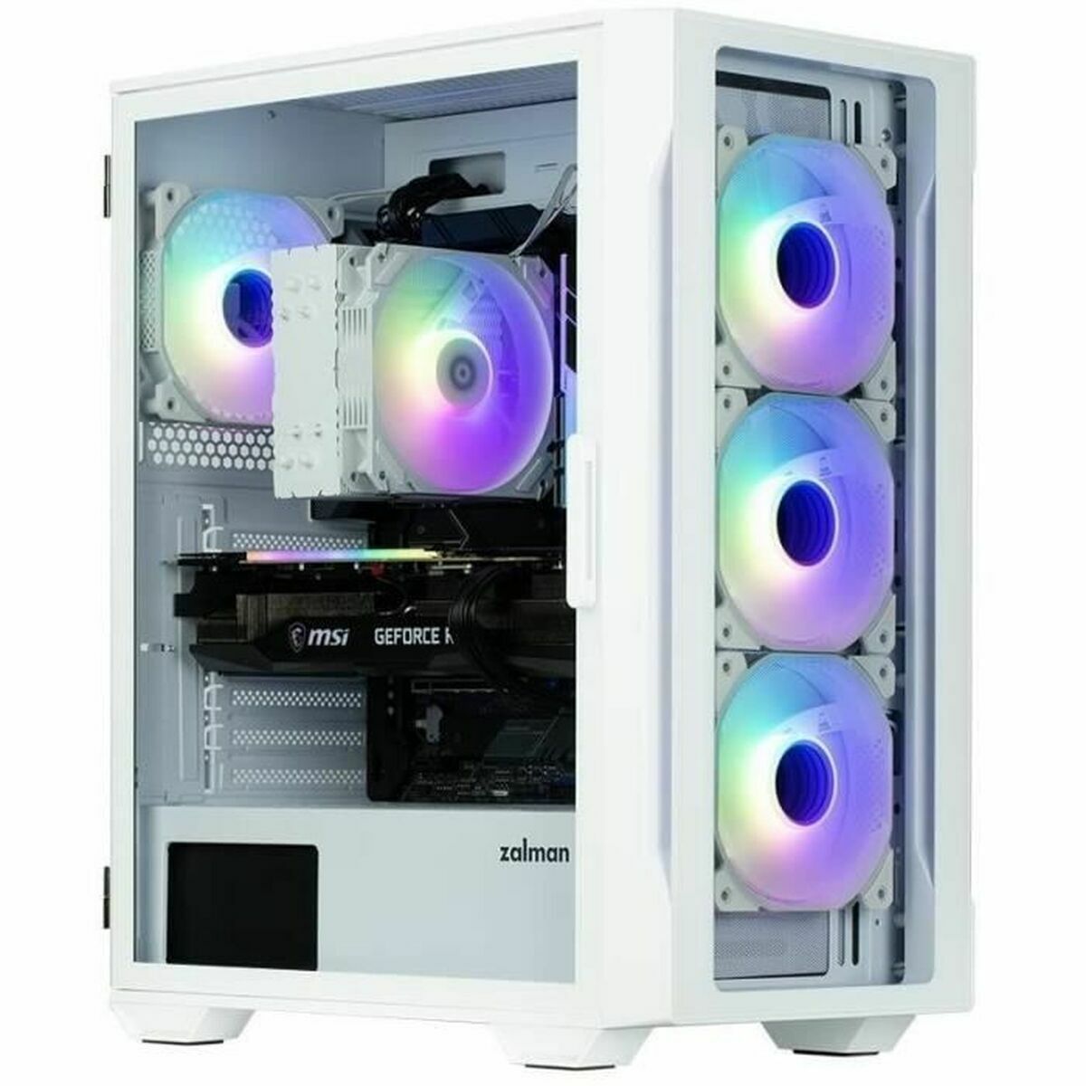 Caja Semitorre ATX Zalman I3 NEO TG WHITE Blanco
