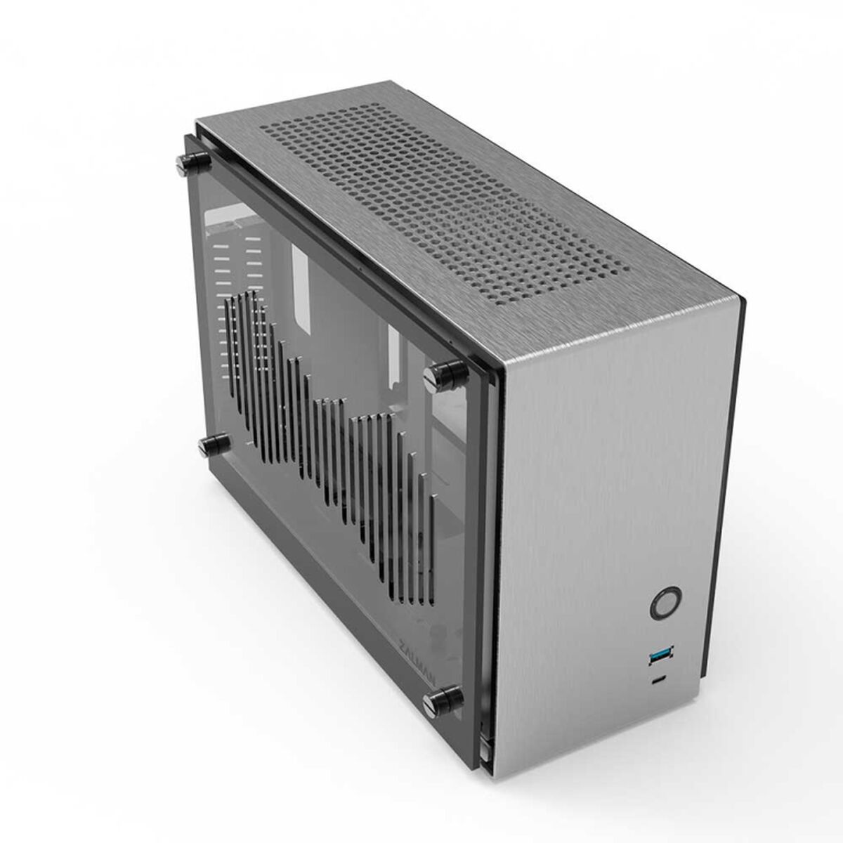 Caja Semitorre ATX Zalman M2 MINI SILVER Plata