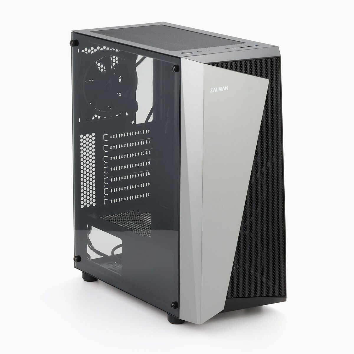 Caja Semitorre ATX Zalman S4 Plus Negro