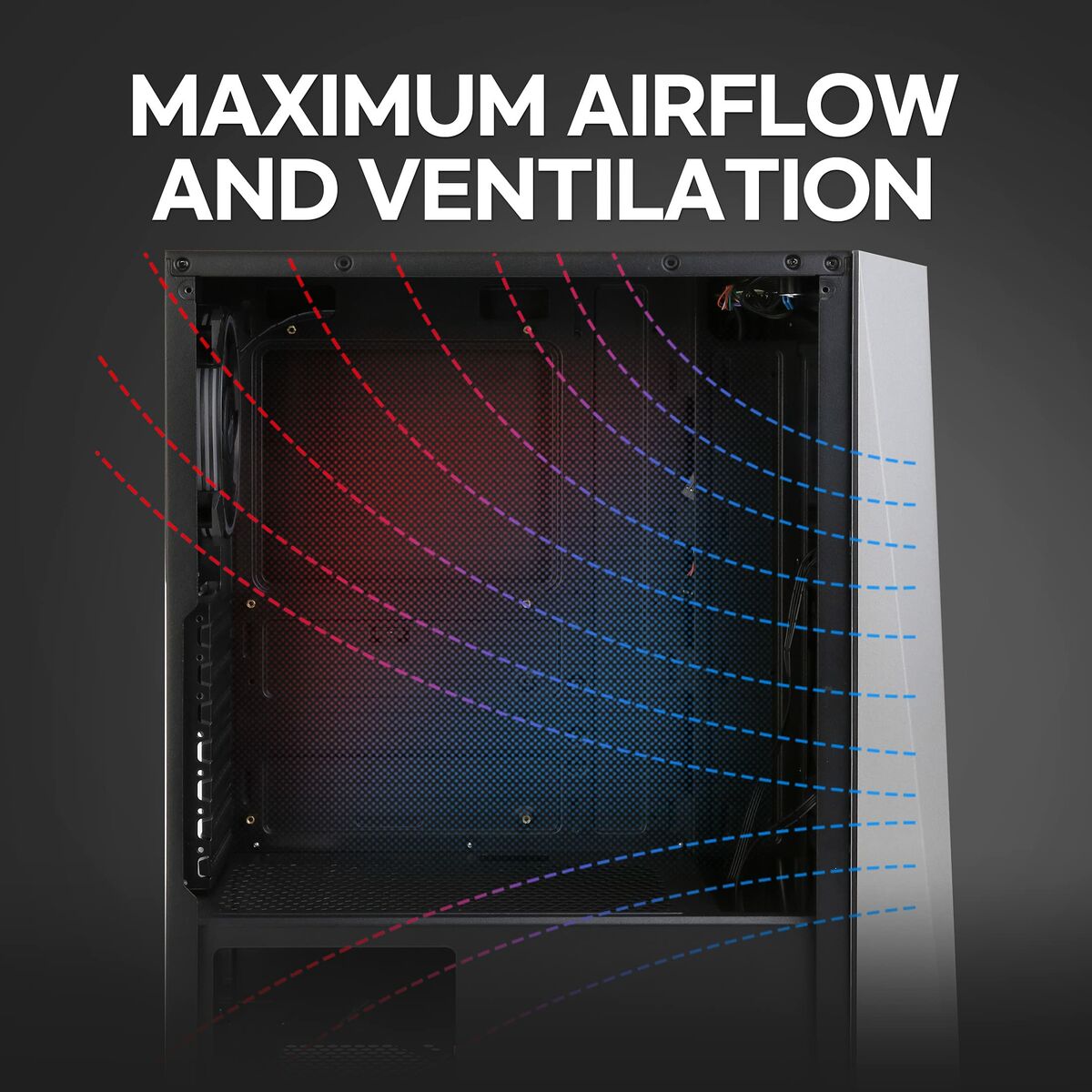 Caja Semitorre ATX Zalman S4 Plus Negro