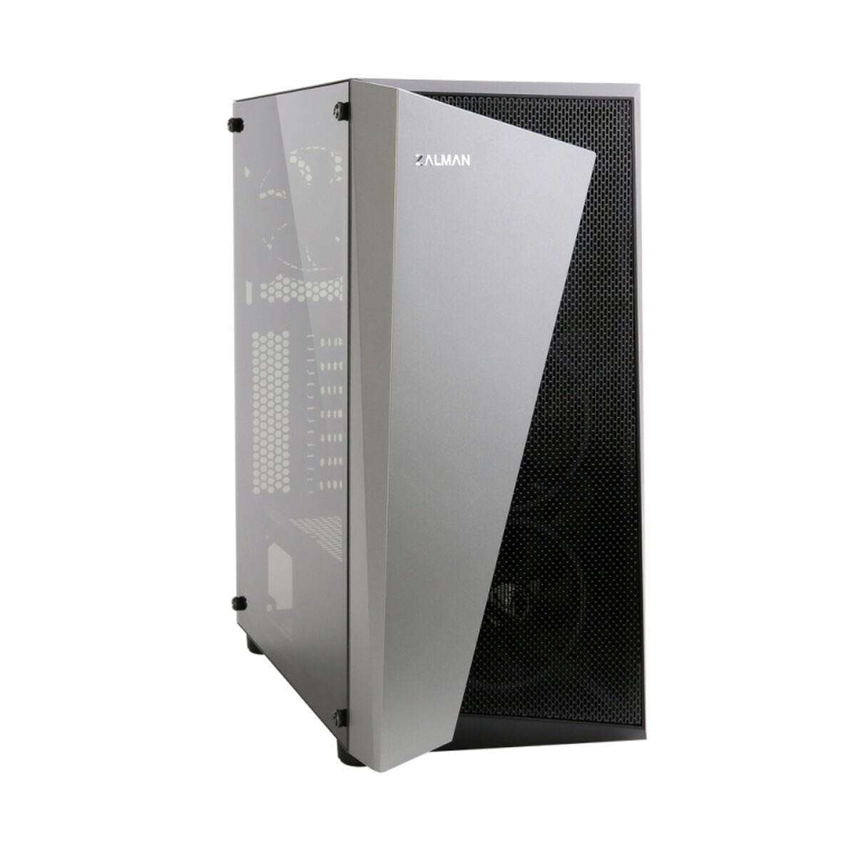 Caja Semitorre ATX Zalman S4 Plus Negro