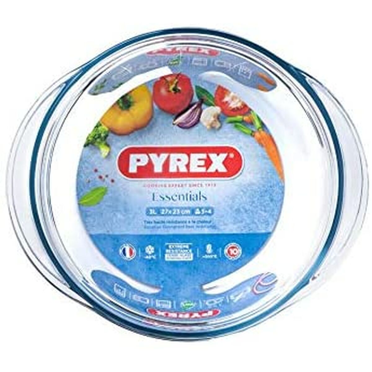 Cacerola Con Tapa Pyrex Essentials Transparente 32 L