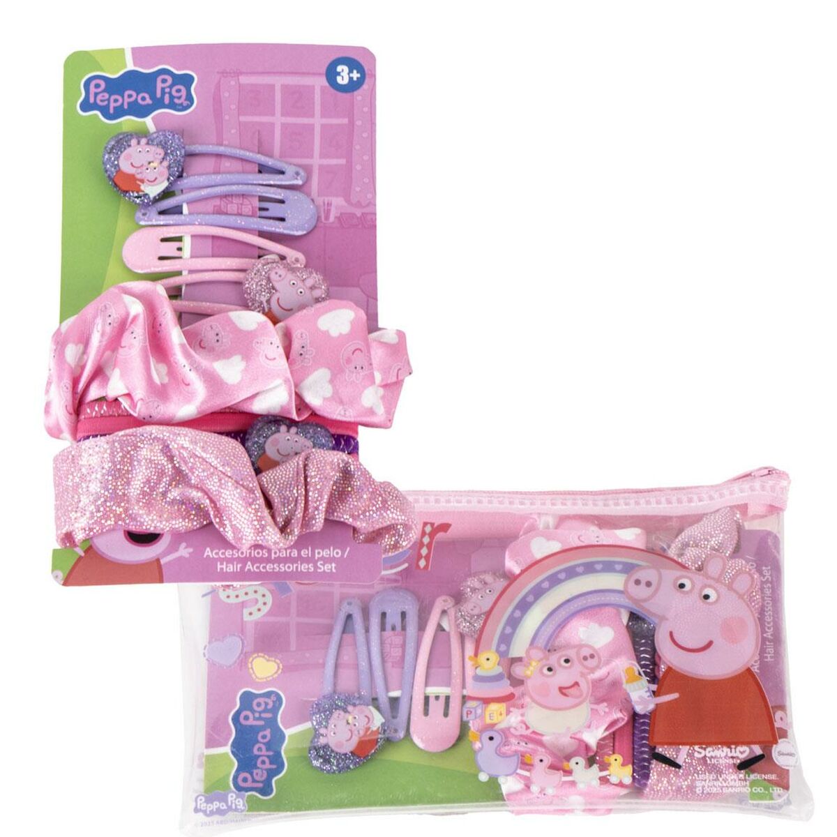 Accesorios para el Pelo Peppa Pig Rosa 10 Piezas