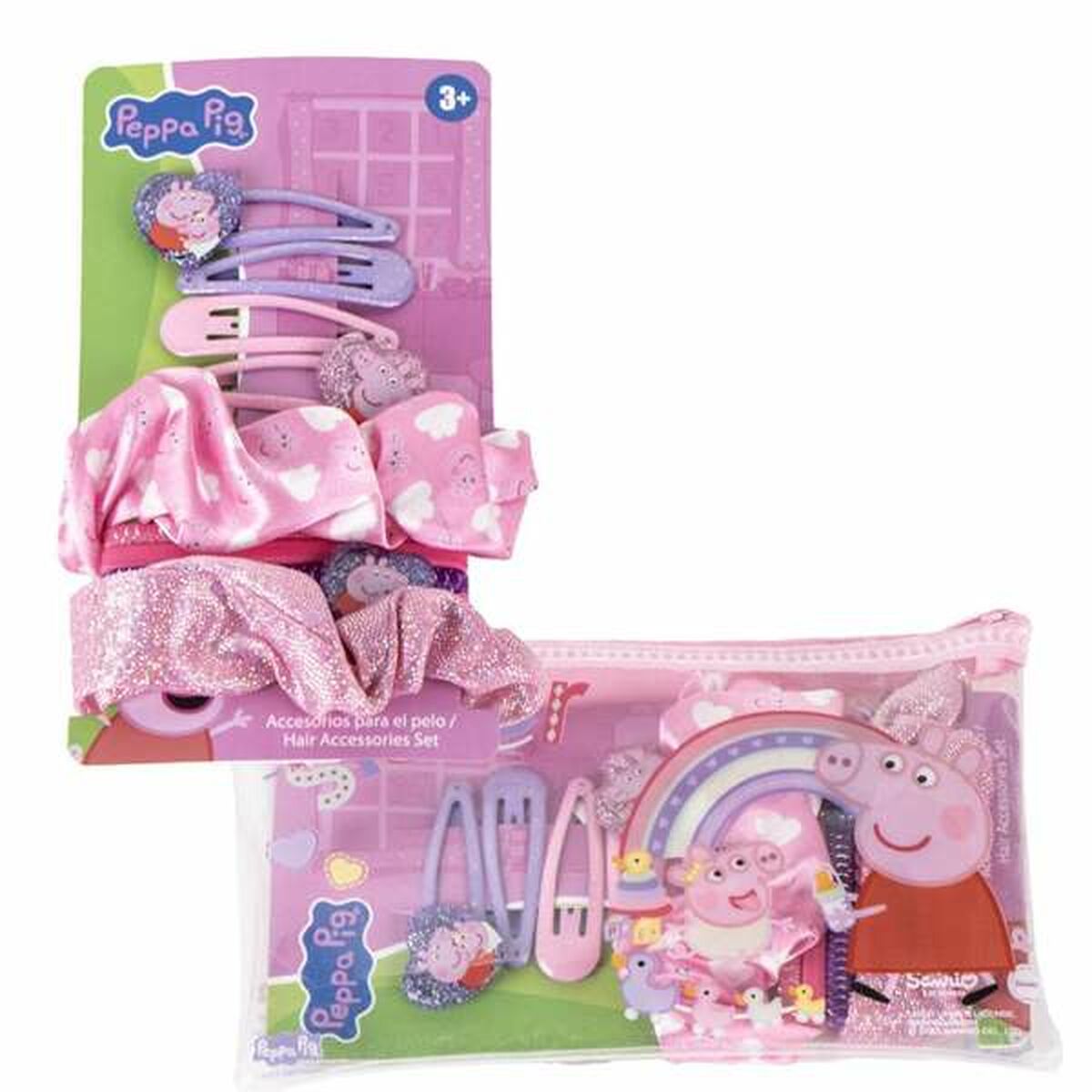 Accesorios para el Pelo Peppa Pig Rosa 10 Piezas