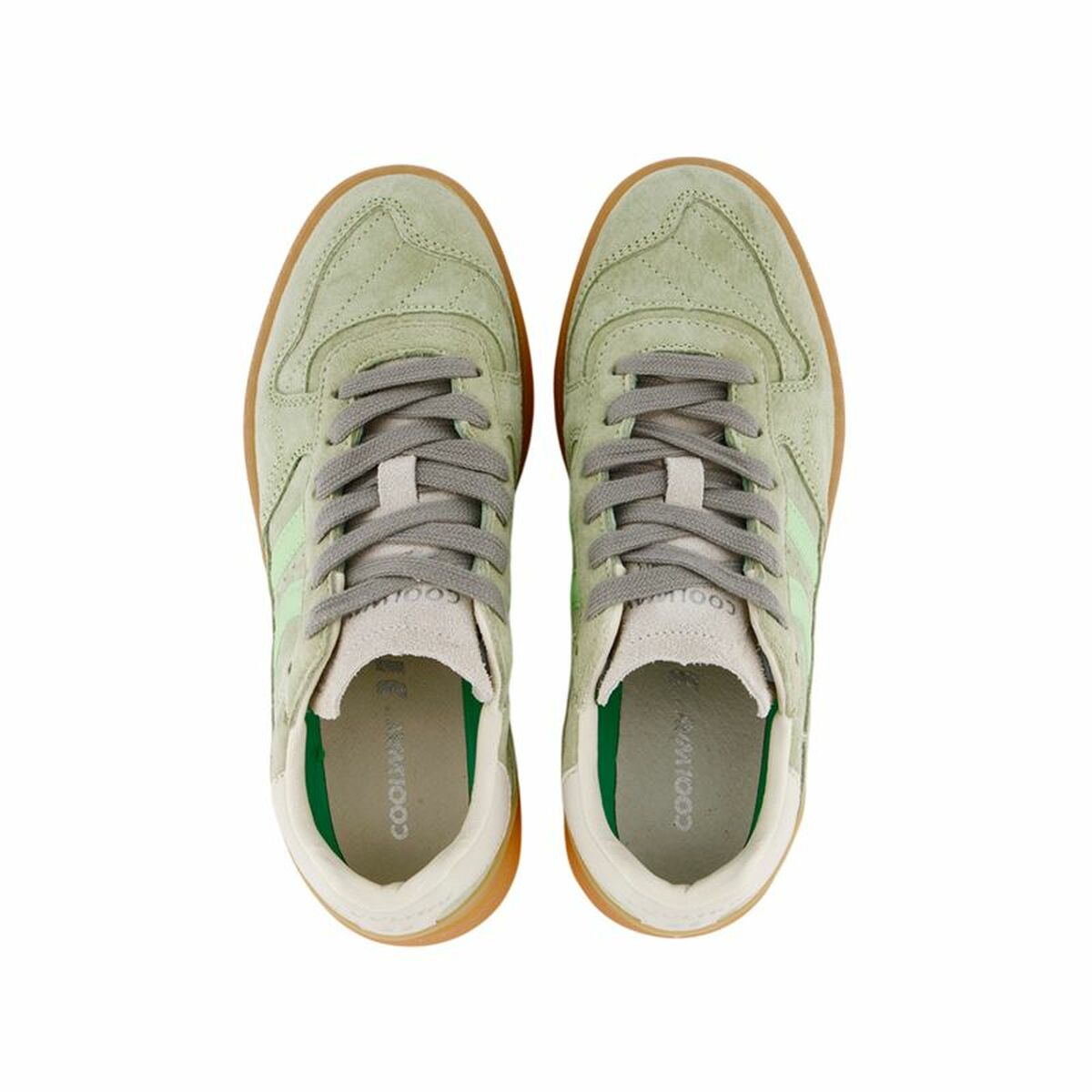 Zapatillas Casual de Mujer Coolway Goal Pistacho Verde Claro