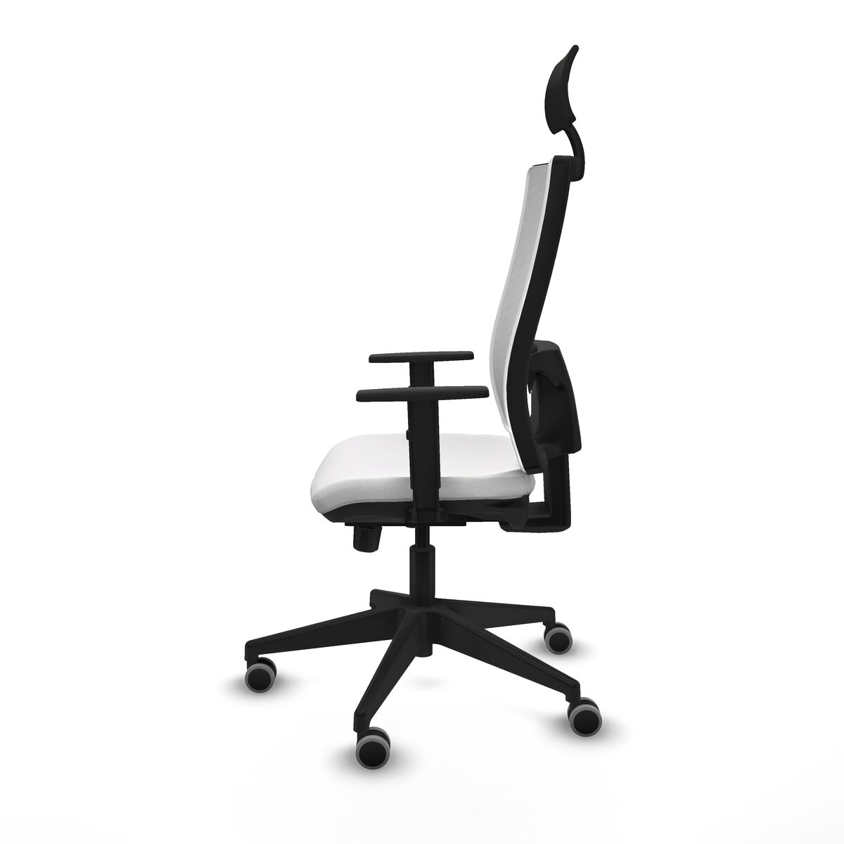 Silla de Oficina con Cabecero Piqueras y Crespo 1D066G1 Blanco