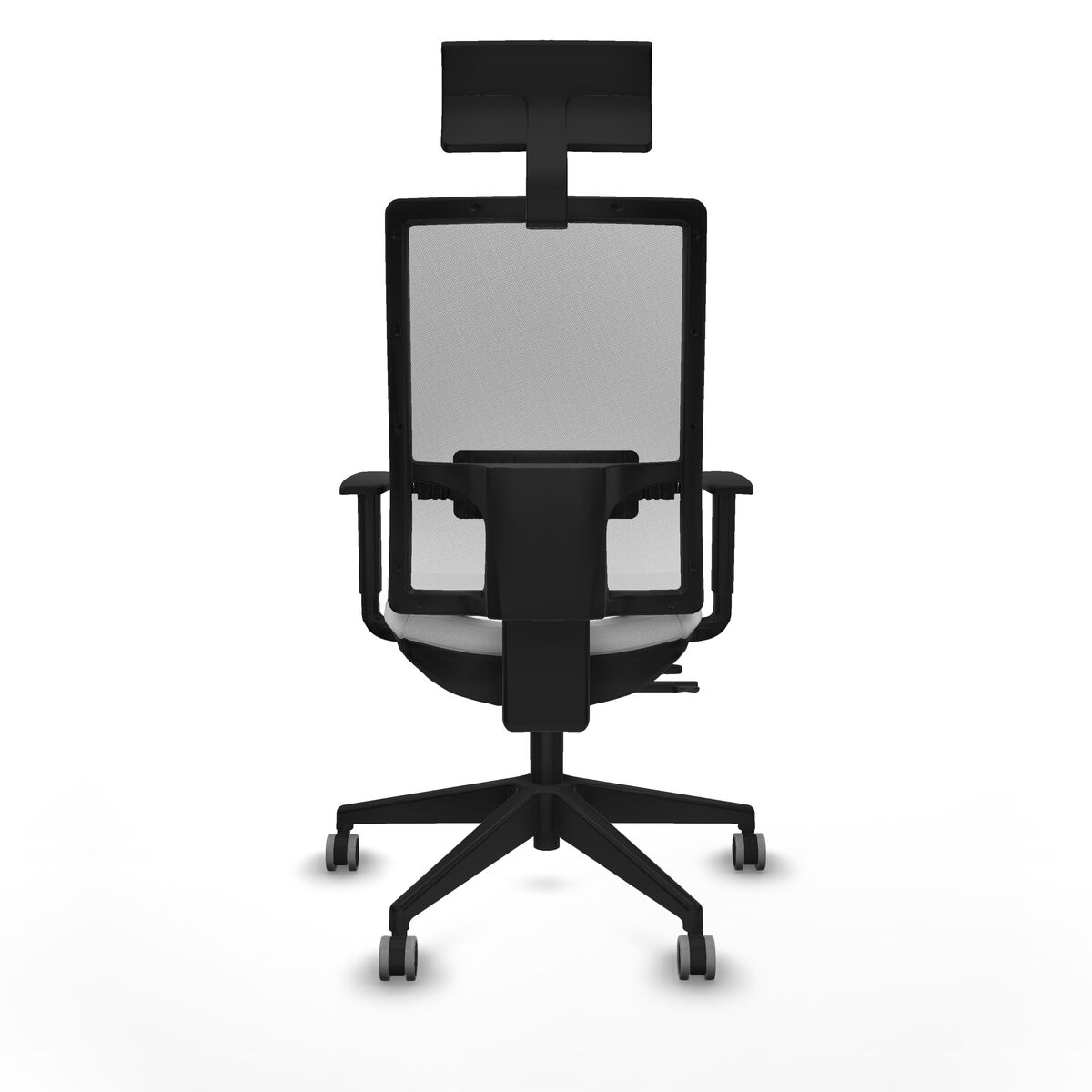 Silla de Oficina con Cabecero Piqueras y Crespo 1D066G1 Blanco