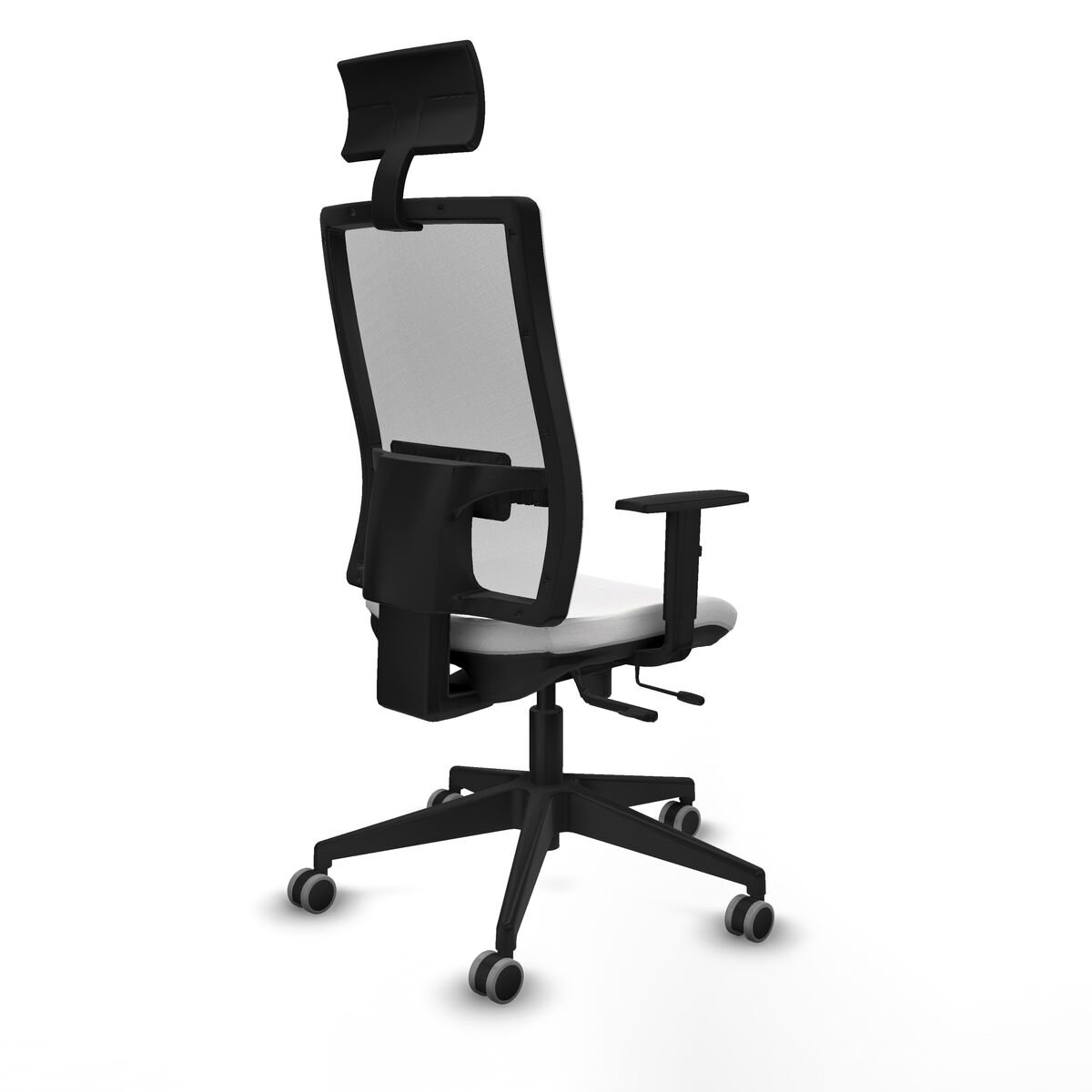 Silla de Oficina con Cabecero Piqueras y Crespo 1D066G1 Blanco